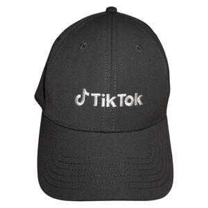 TikTok Logo Black Adjustable Hat by The North Face